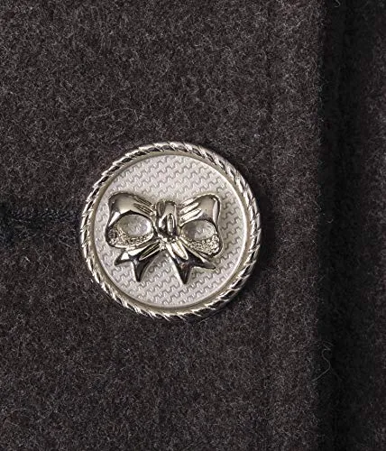 Cremson Girls' Wool Look Pea Coat