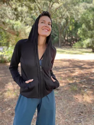 CU Bamboo Fleece Zipper Hoodie Jacket