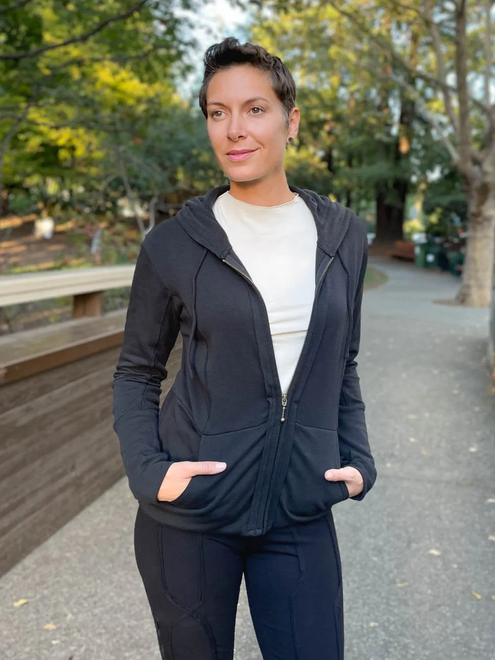 CU Bamboo Fleece Zipper Hoodie Jacket