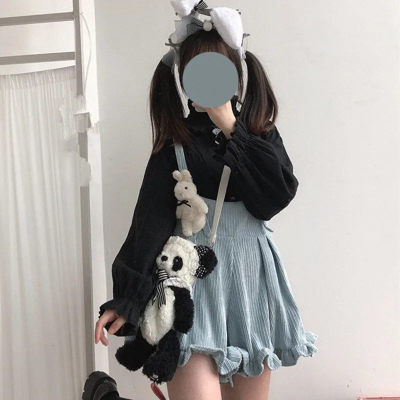 Cute Sweet Corduroy Overalls UB3454