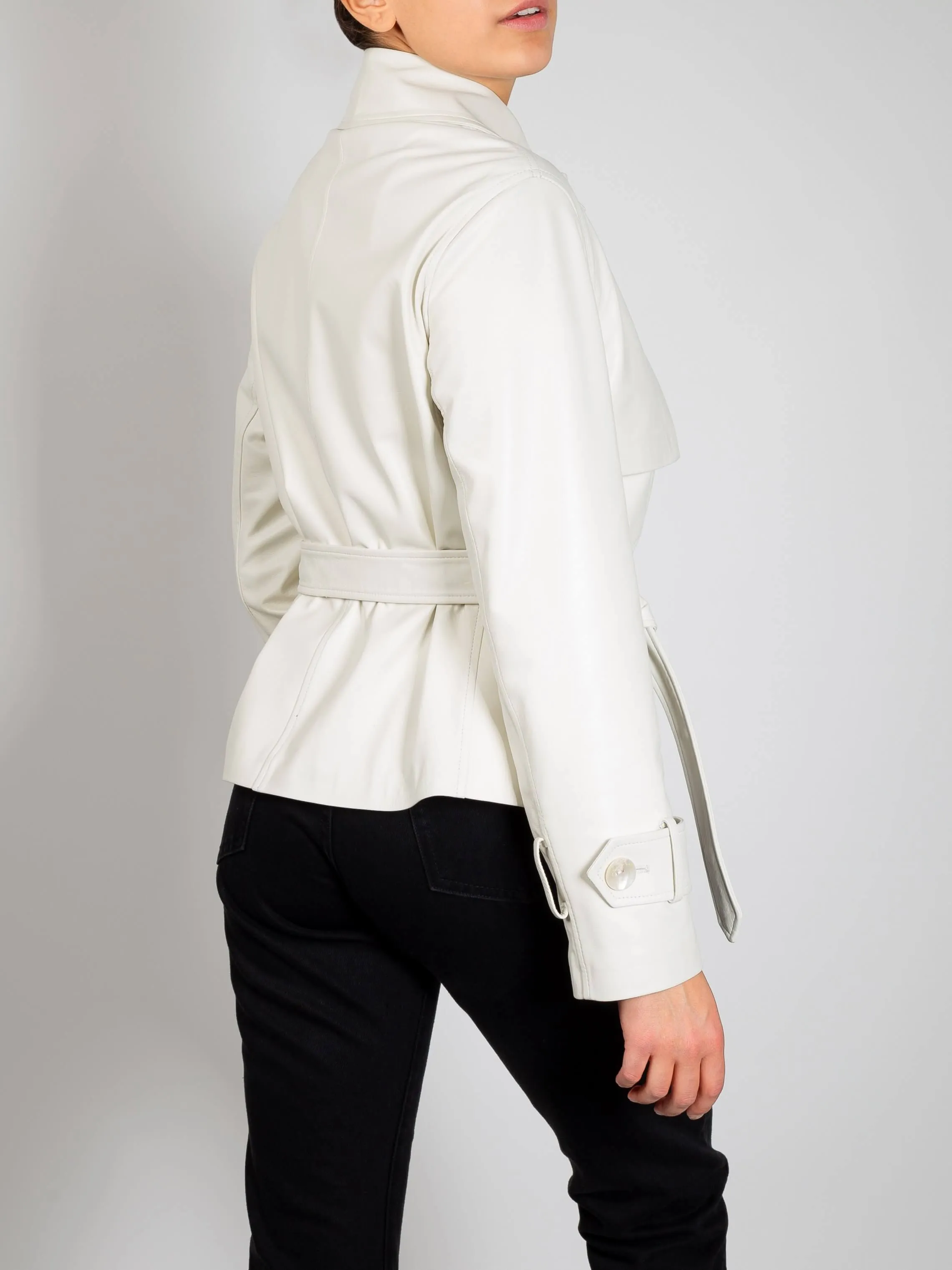 Daisy Italian Lambskin Leather Jacket