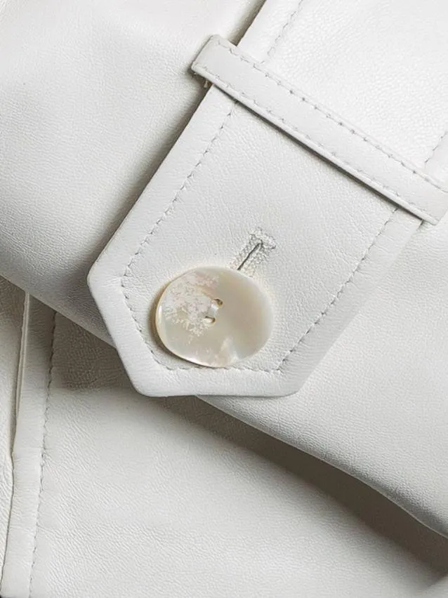 Daisy Italian Lambskin Leather Jacket