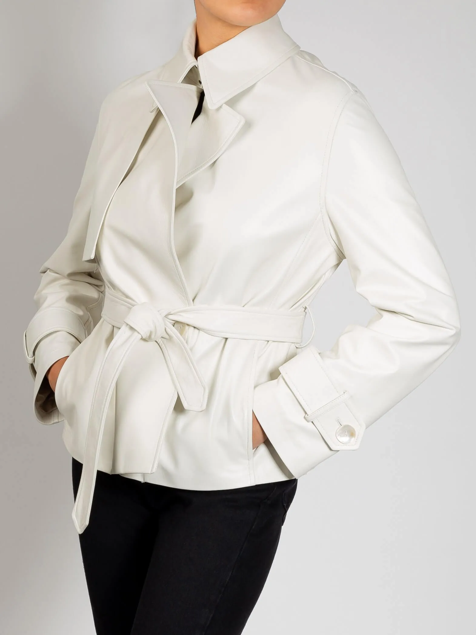 Daisy Italian Lambskin Leather Jacket