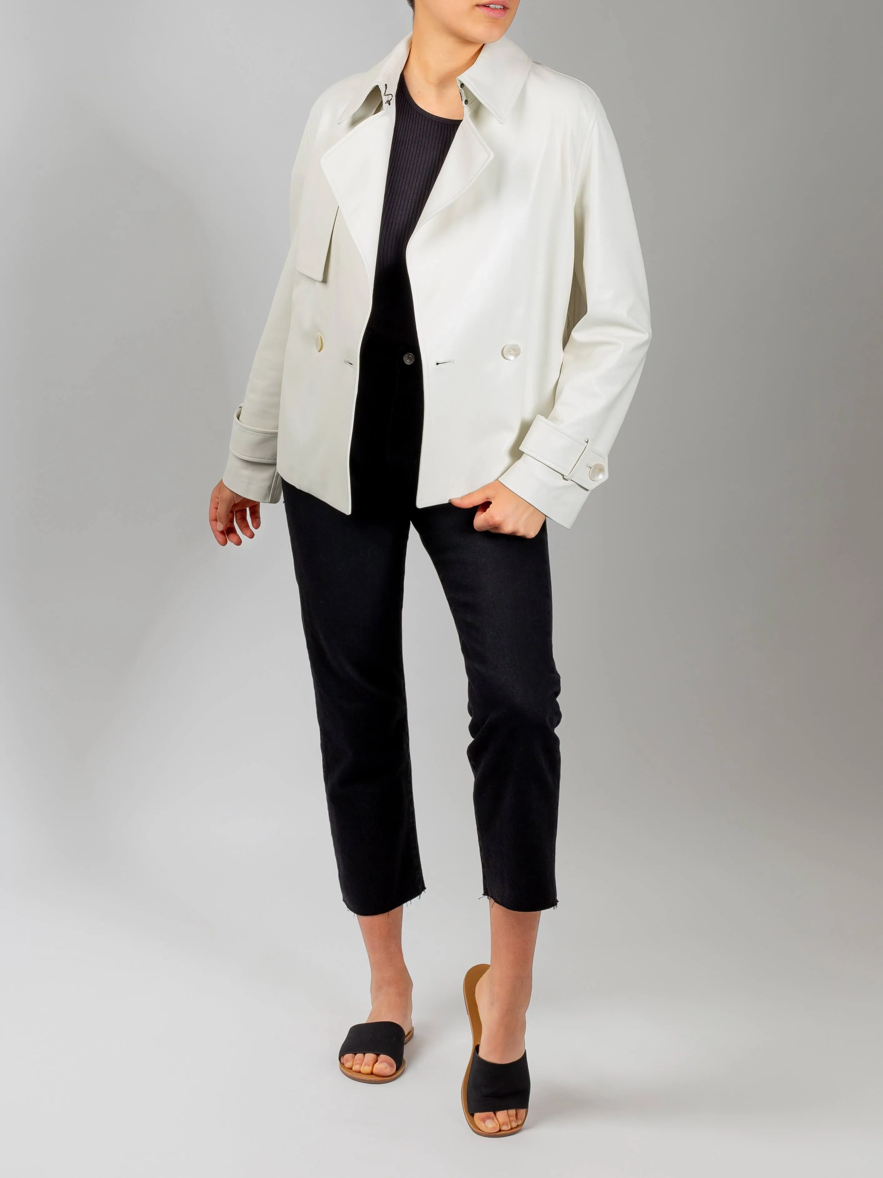 Daisy Italian Lambskin Leather Jacket