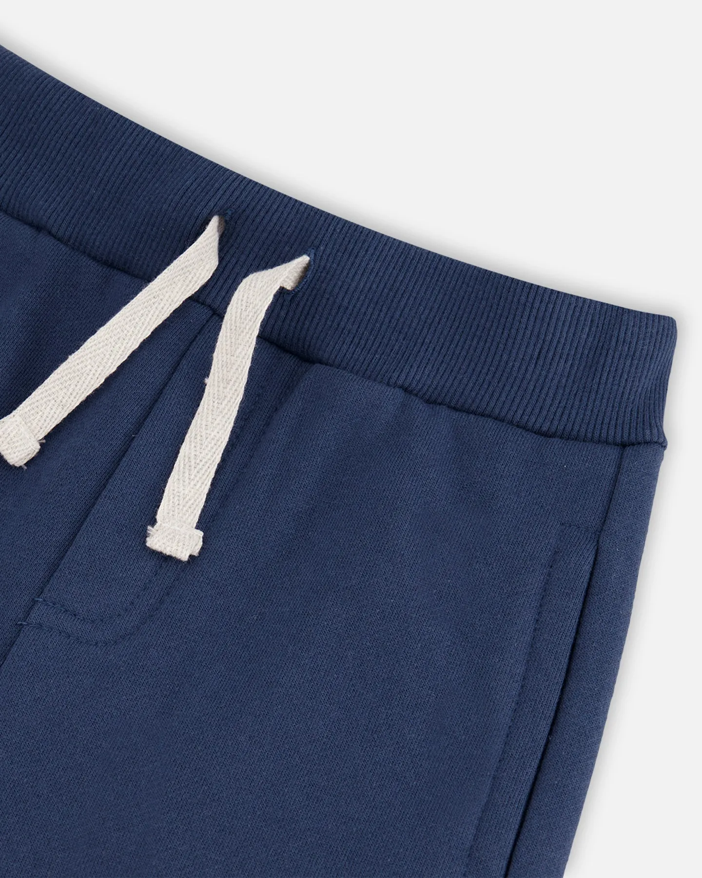 Deux Par Deux Fleece Joggers Indigo Blue