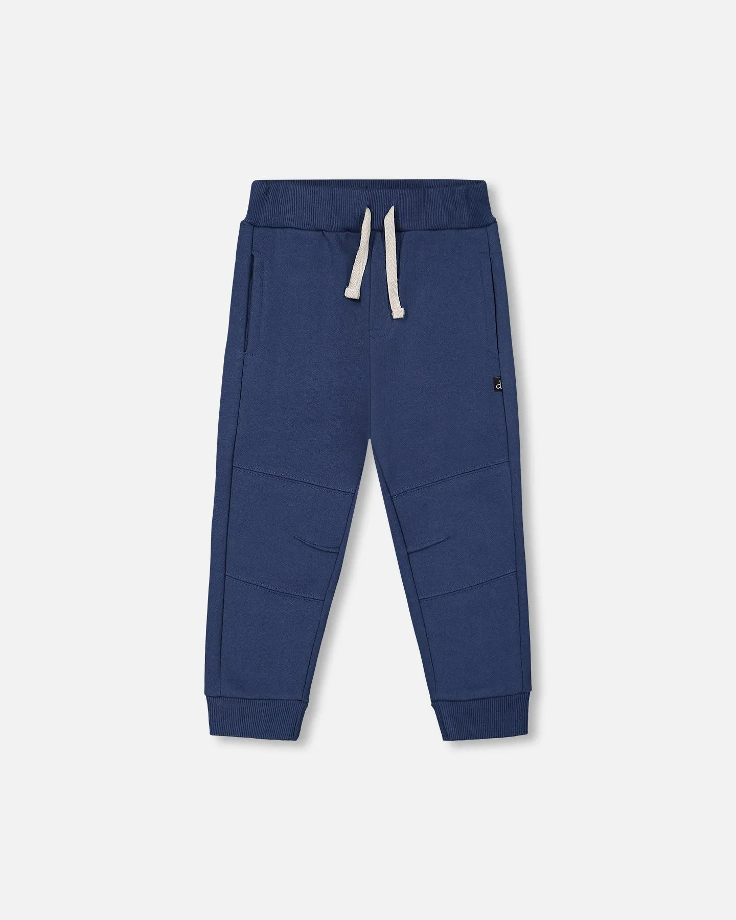 Deux Par Deux Fleece Joggers Indigo Blue