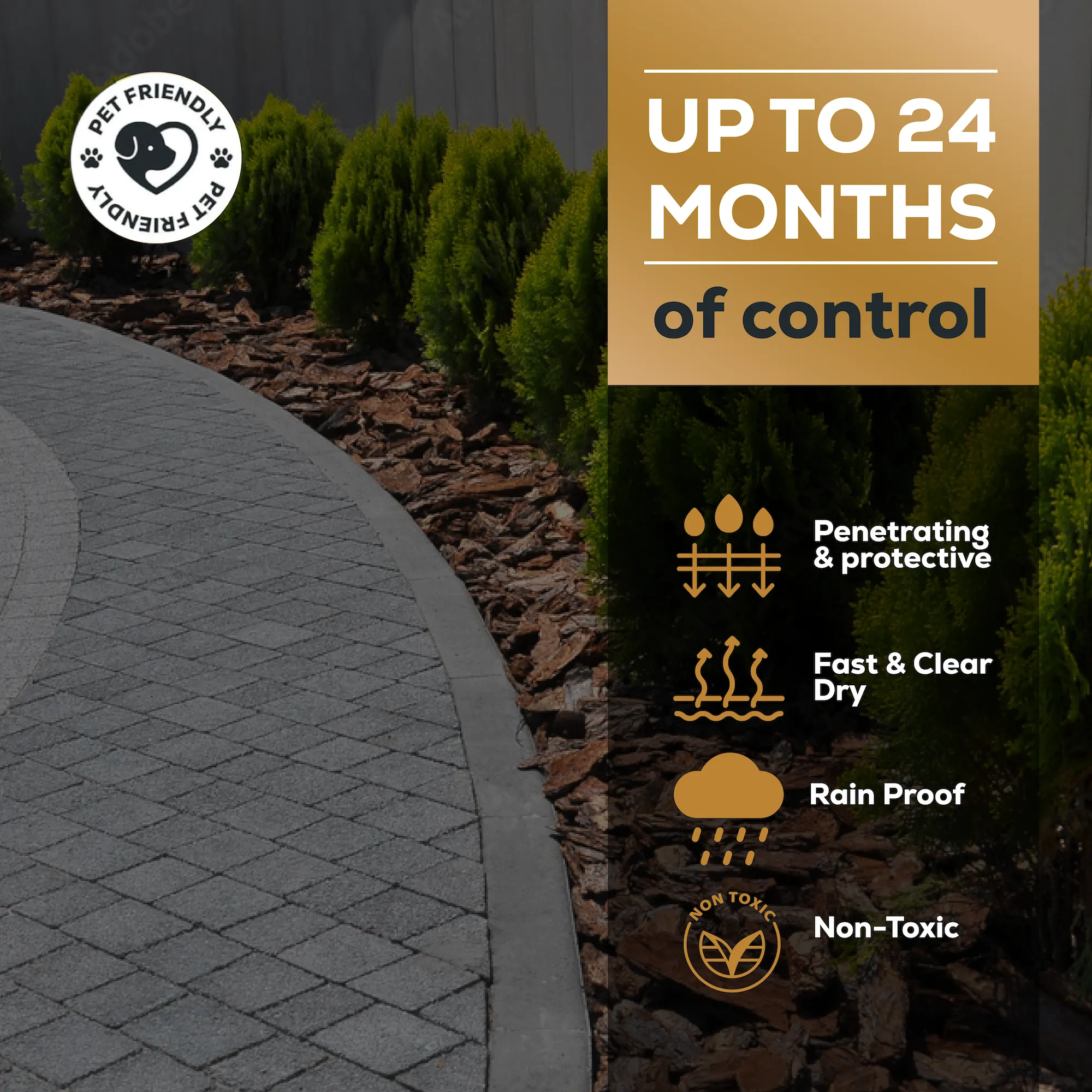 DOMINATOR XL Mulch Anchor - Best Mulch Glue for Your Landscape