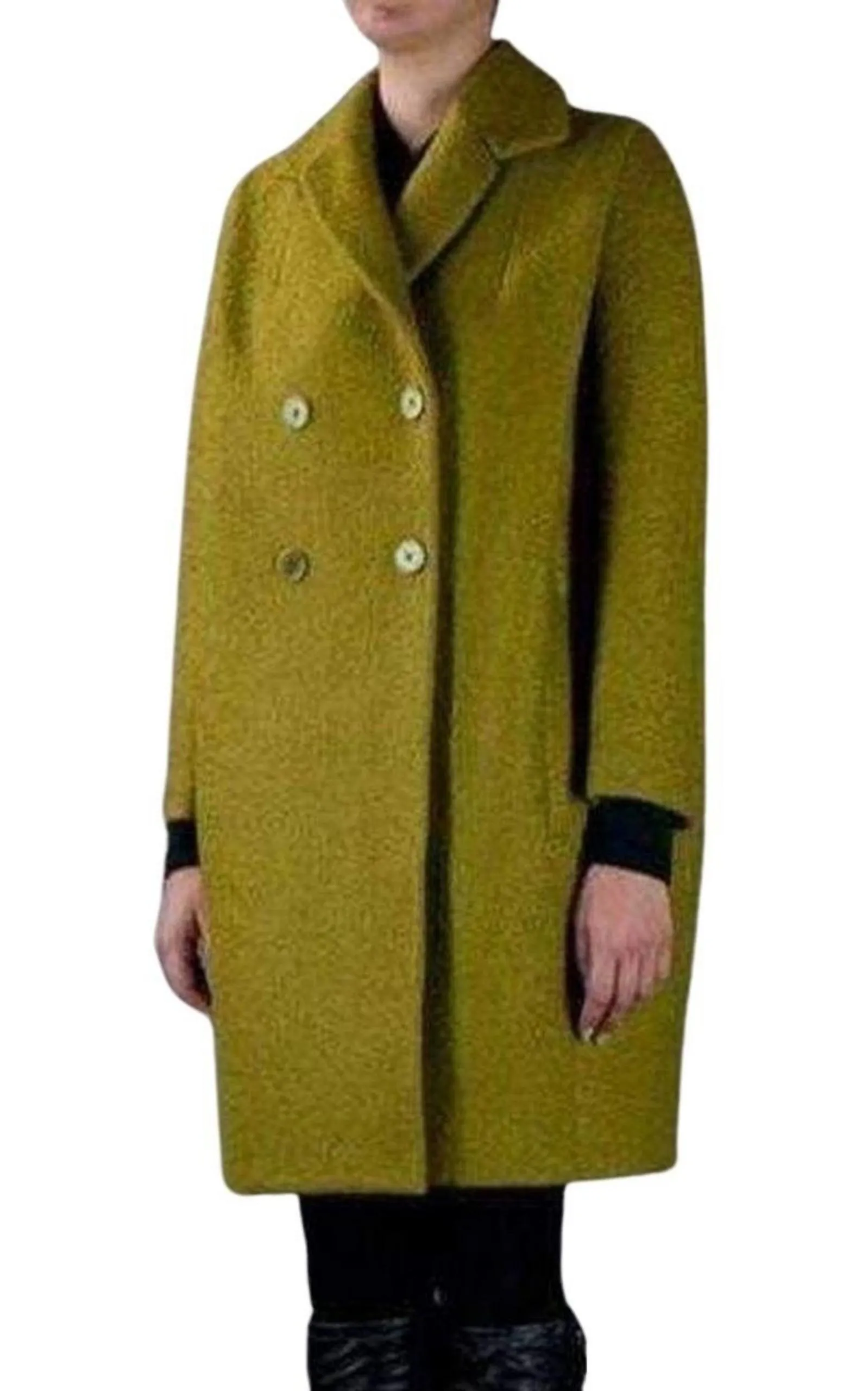 Double Breasted Oversized Pea Coat