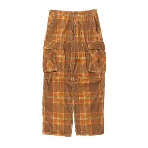 ERL Corduroy Cargo Pants Brown ERL07P010