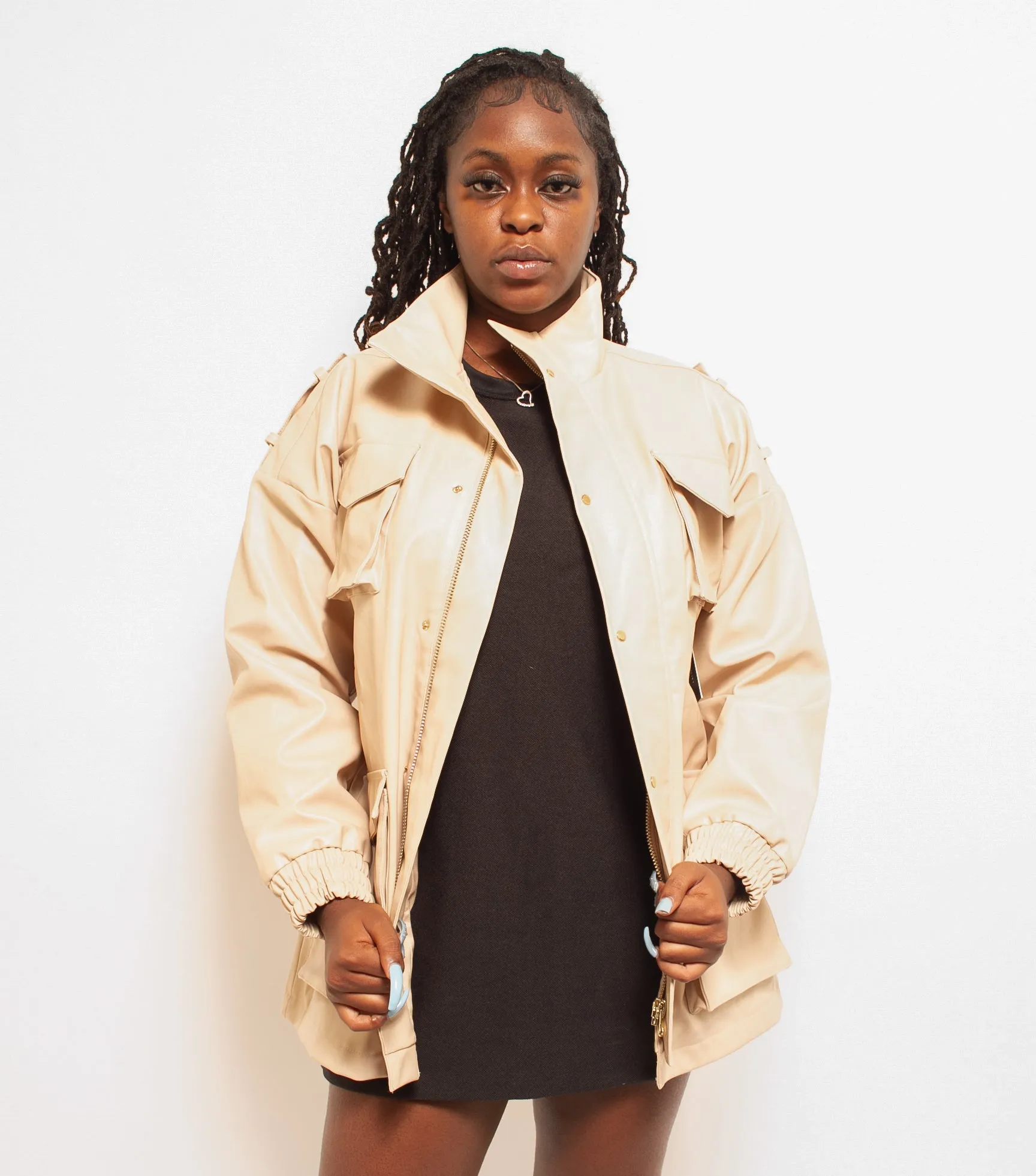 Faux Leather Jacket