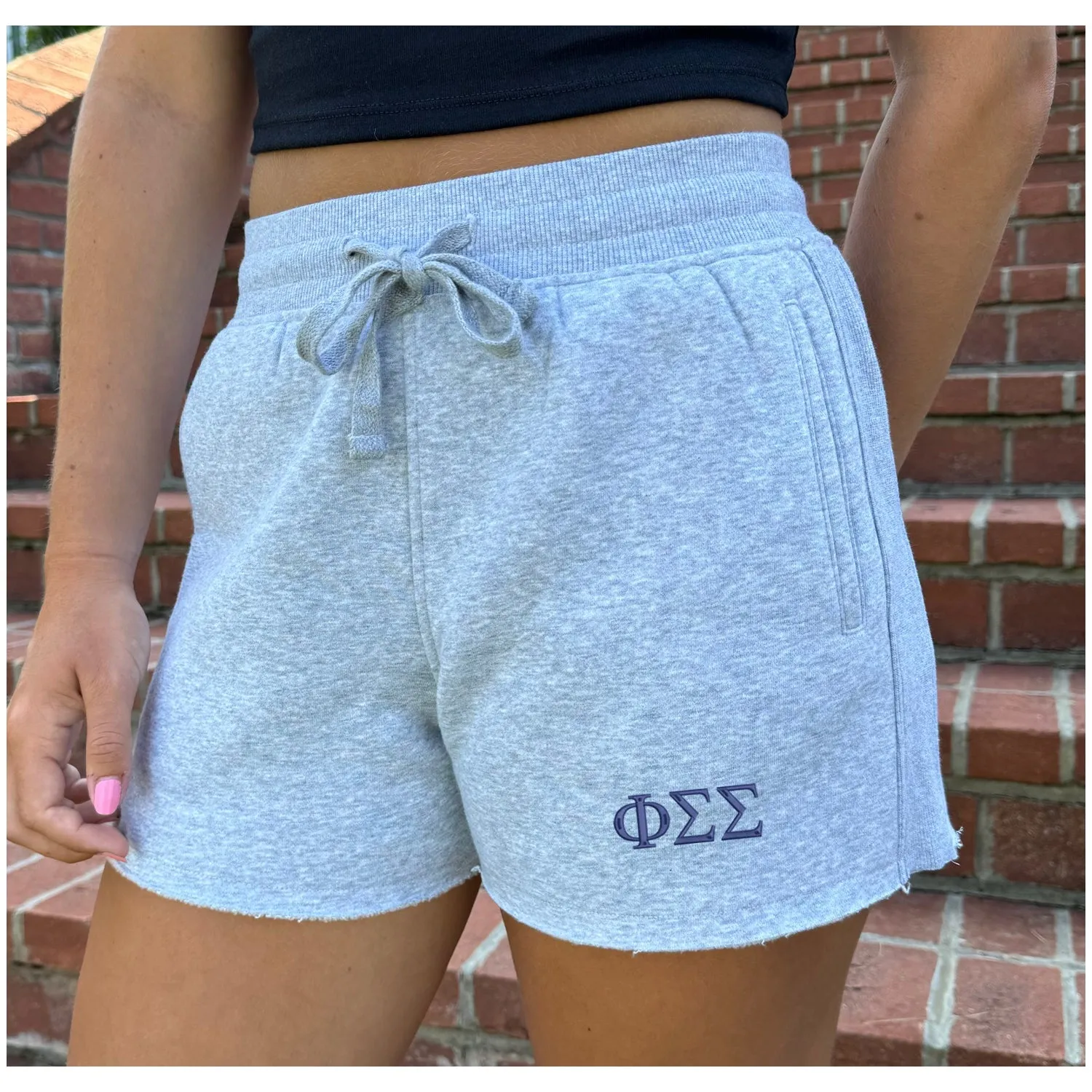 Fave Fit Phi Sigma Sigma Fleece Shorts