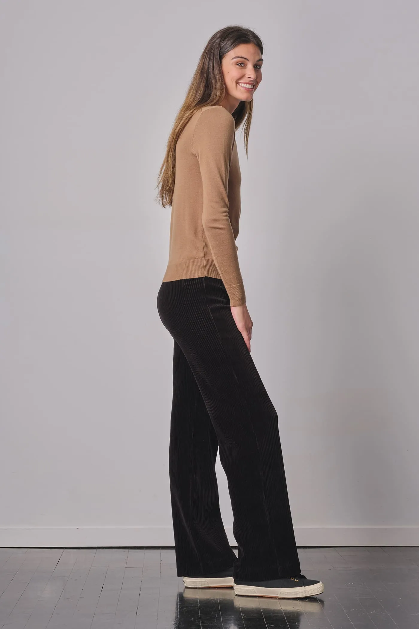 FLAVIA Corduroy Black