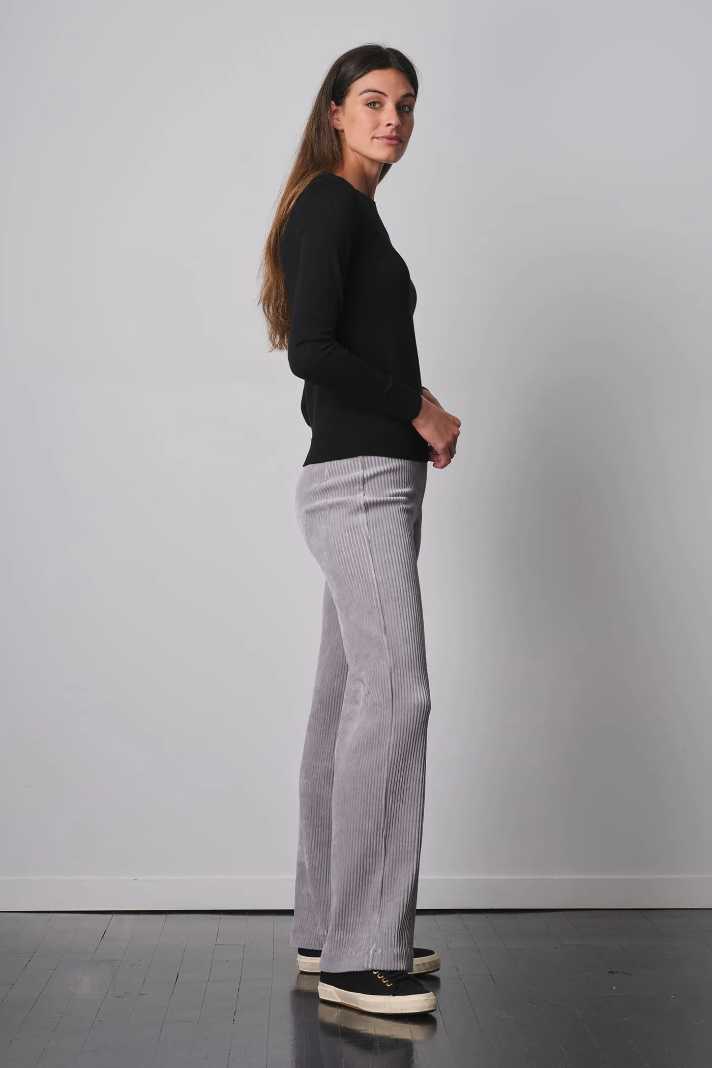 FLAVIA Corduroy Silver