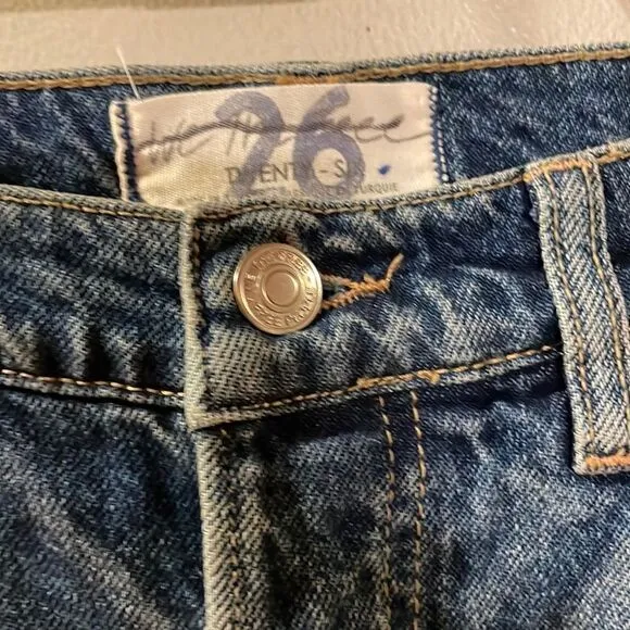Free People Rocky Mountain Patchwork Jeans NWOT