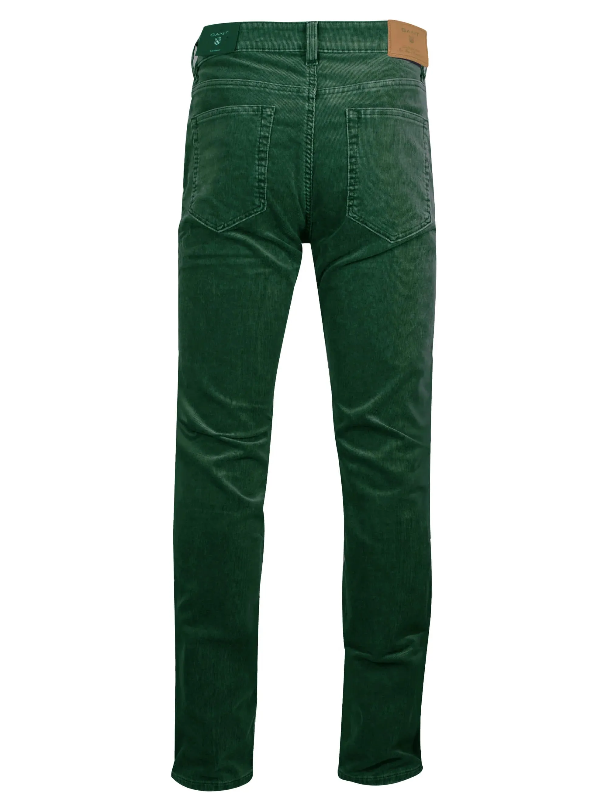GANT Men's Tartan Green Slim Straight Corduroy Pants 1000808 Size 29/32