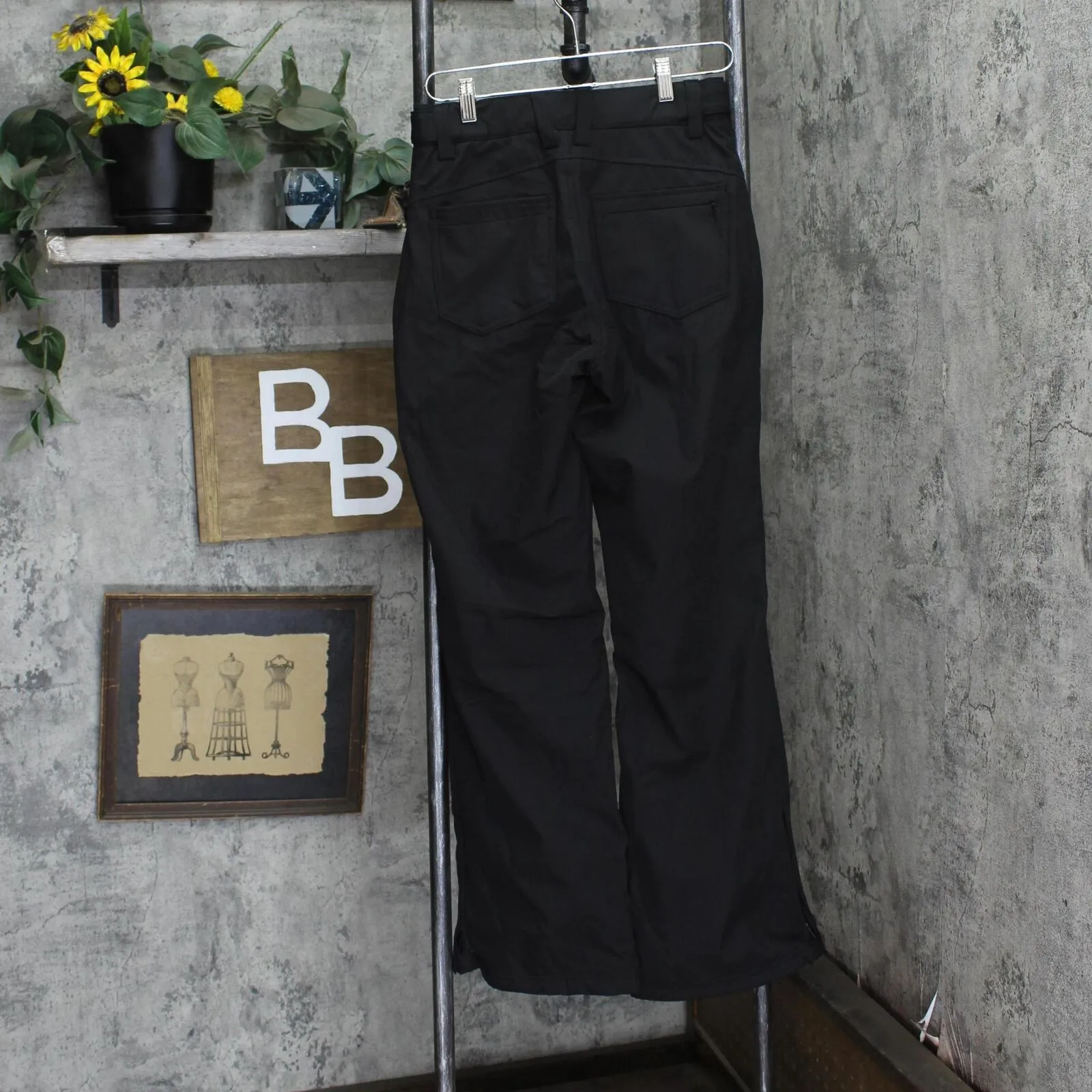 Gerry Womens 4-Way Stretch Fleece Lined Snow Ski Pants 990272 Black XS