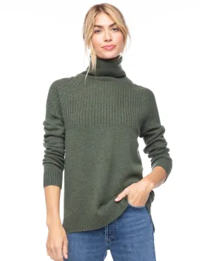 Half Ribbed Turtleneck
