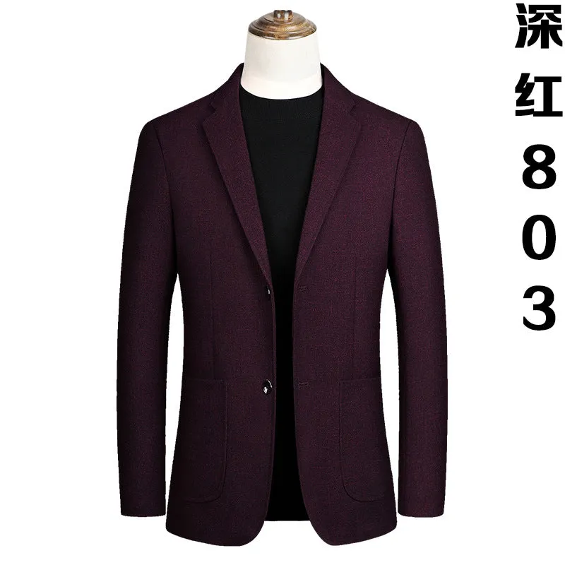 High quality men's autumn winter plus size coats luxury wool coat men