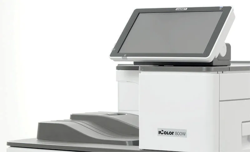 IColor 800W White Toner DTF Printer - Elite Package With Hotronix Fusion 16" x 20" Heat Press