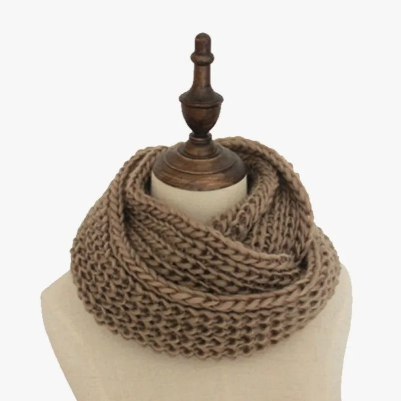 Infinity Knitted Scarf