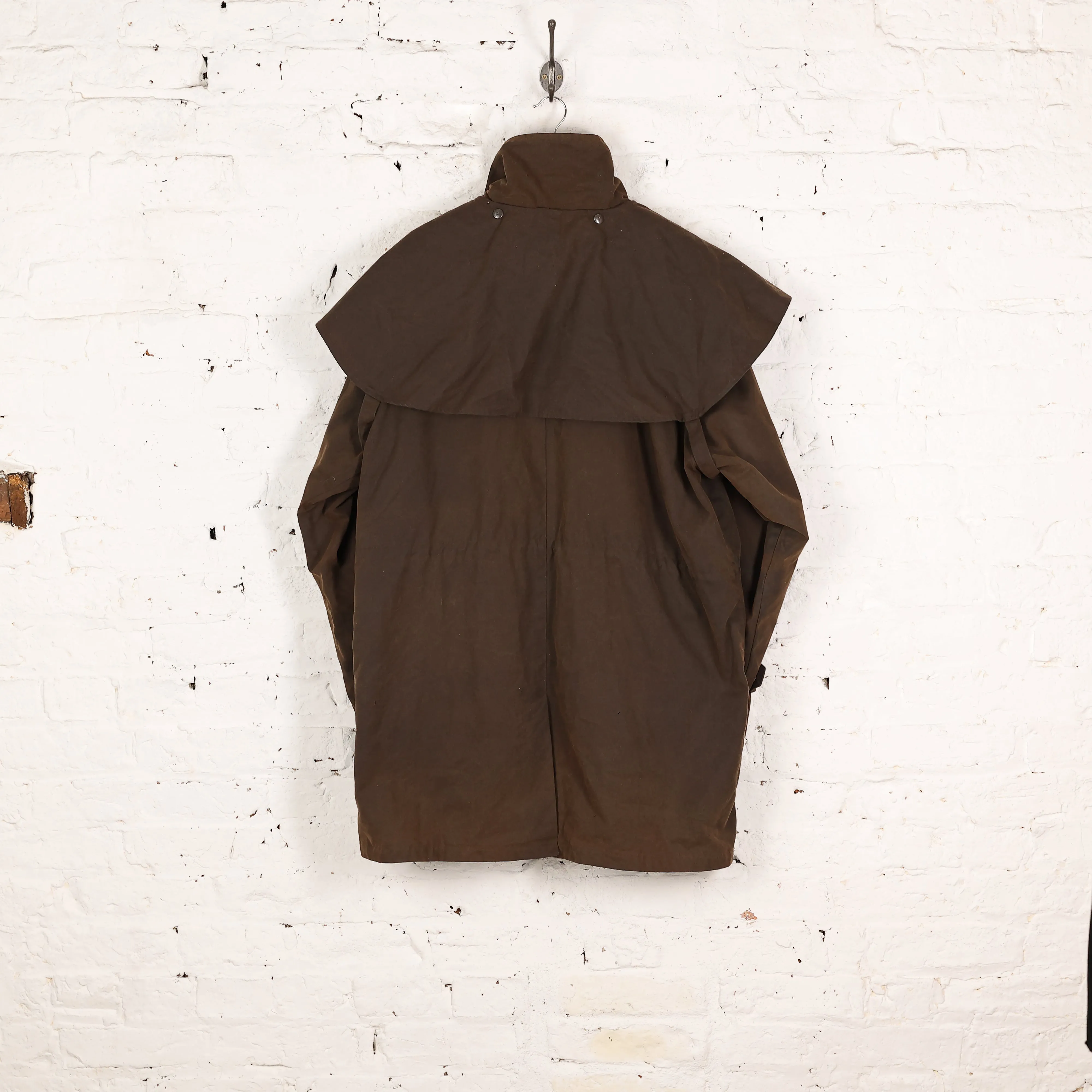 Kakadu Wax Jacket Coat - Brown - XXL