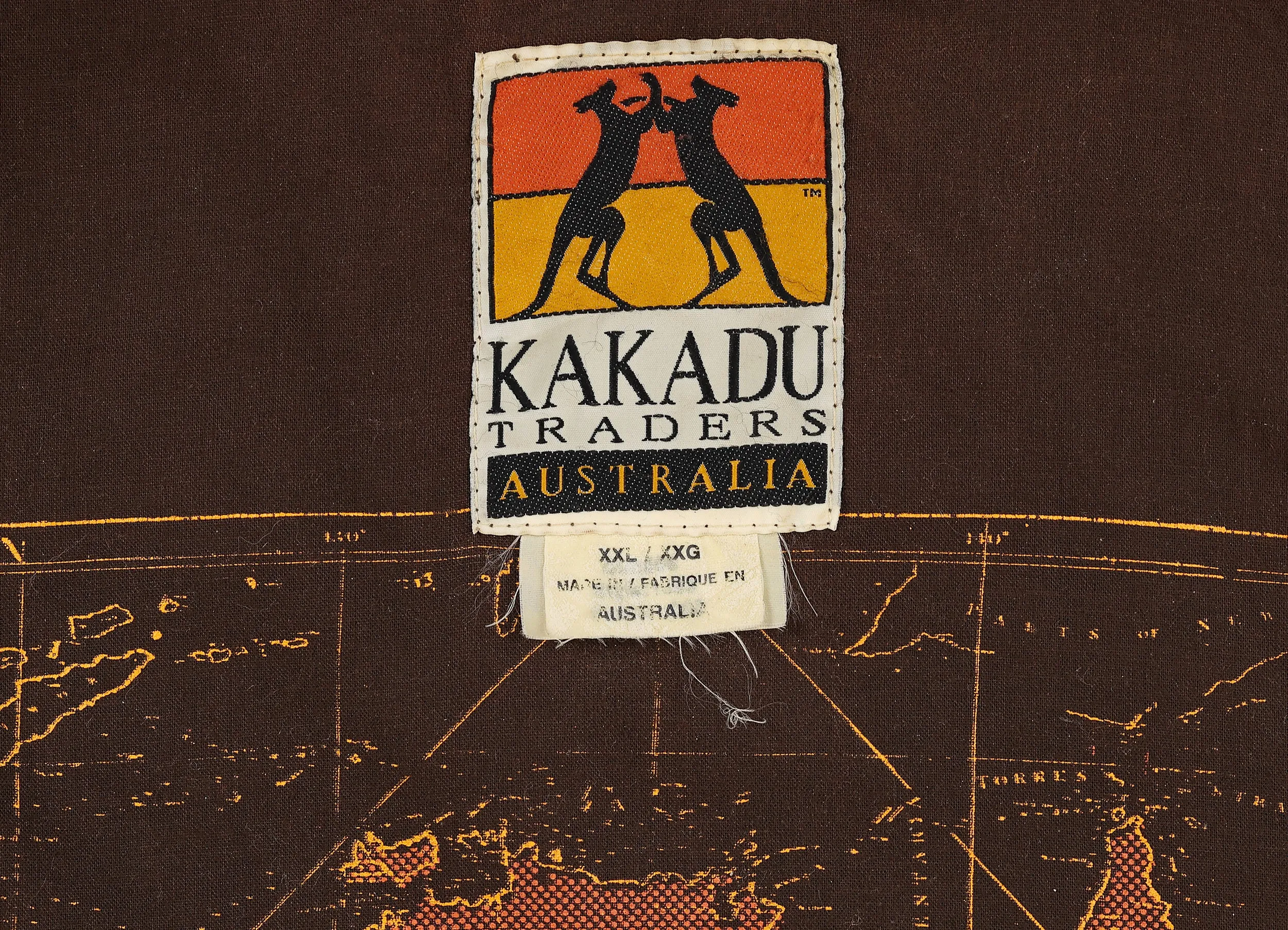 Kakadu Wax Jacket Coat - Brown - XXL
