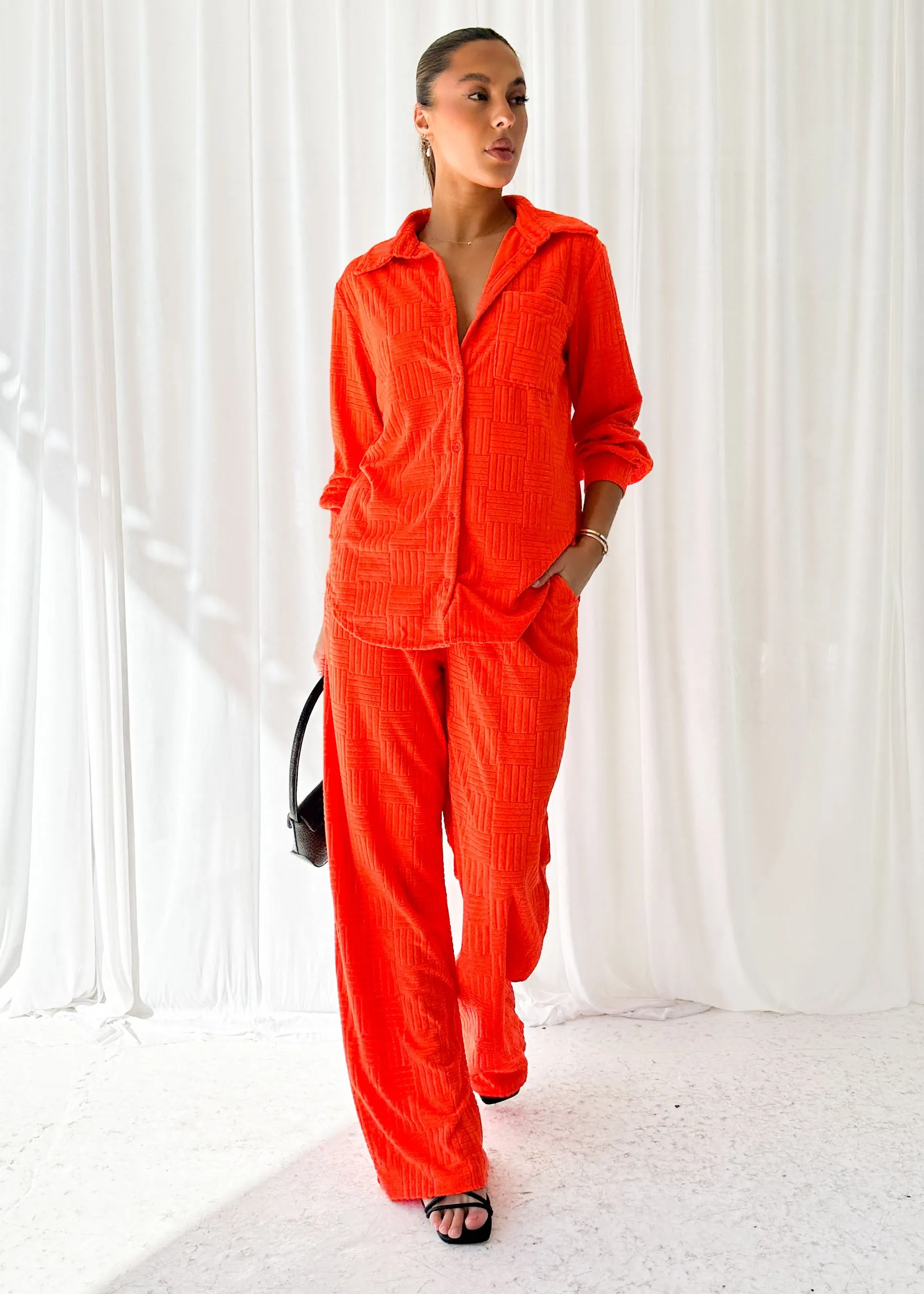 Kauia Shirt - Tangerine