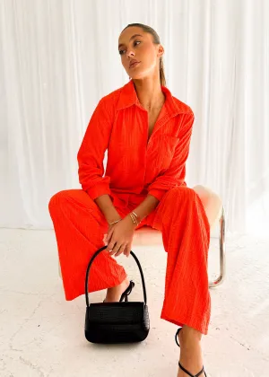 Kauia Shirt - Tangerine