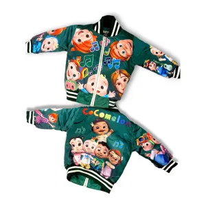 Kids Green Cocomelon Bomber