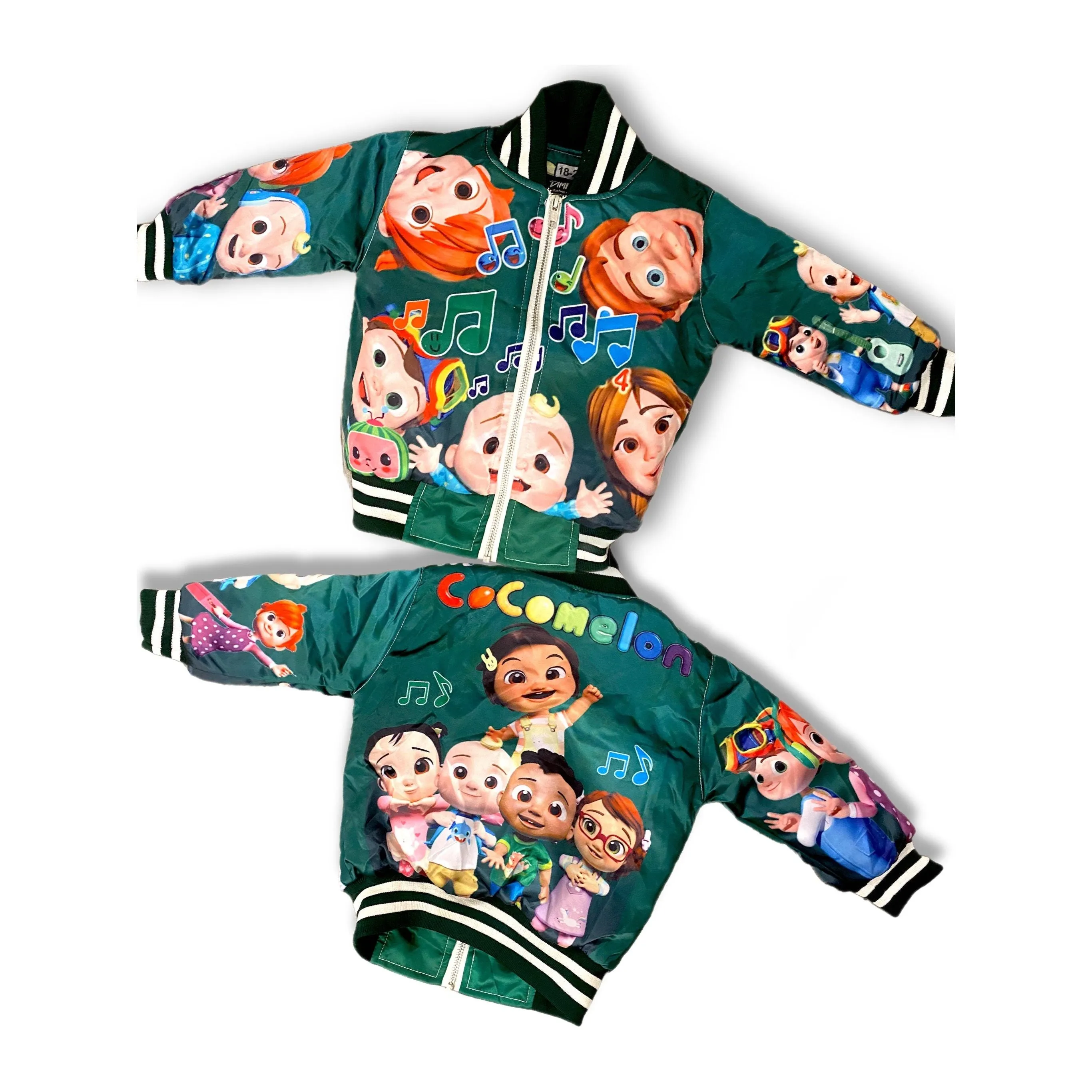 Kids Green Cocomelon Bomber