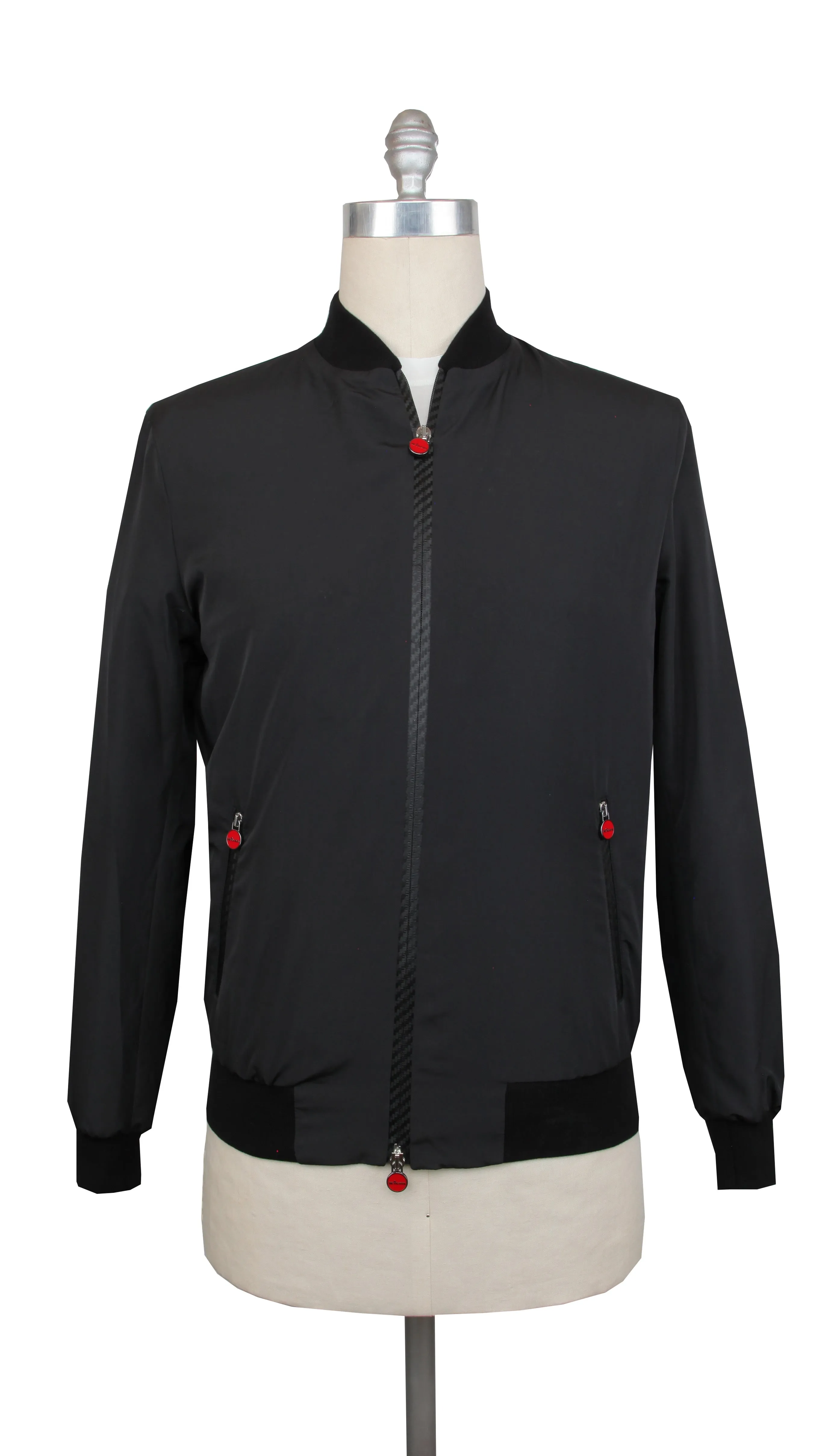 Kiton Blue Bomber Jacket