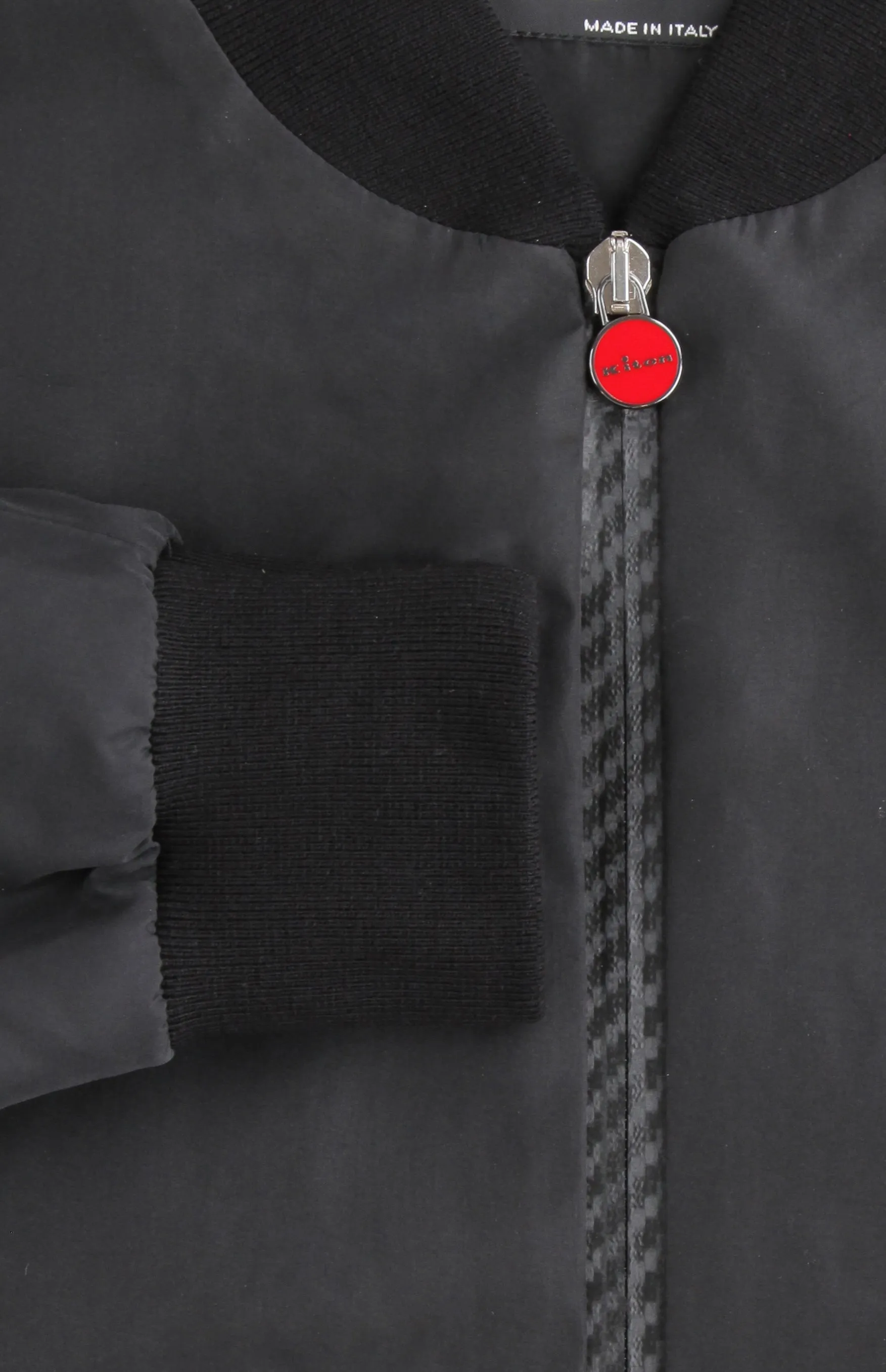 Kiton Blue Bomber Jacket