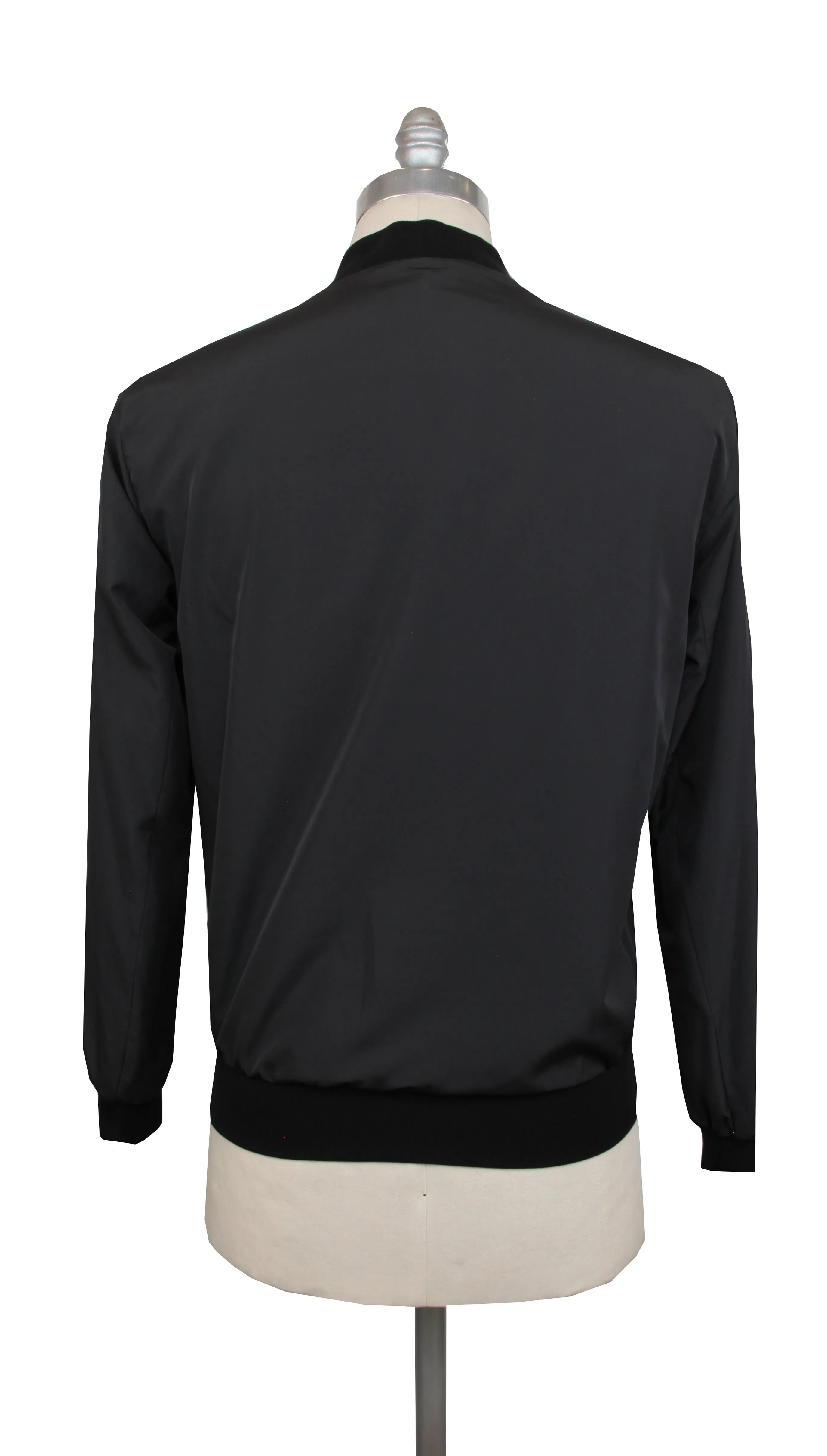 Kiton Blue Bomber Jacket