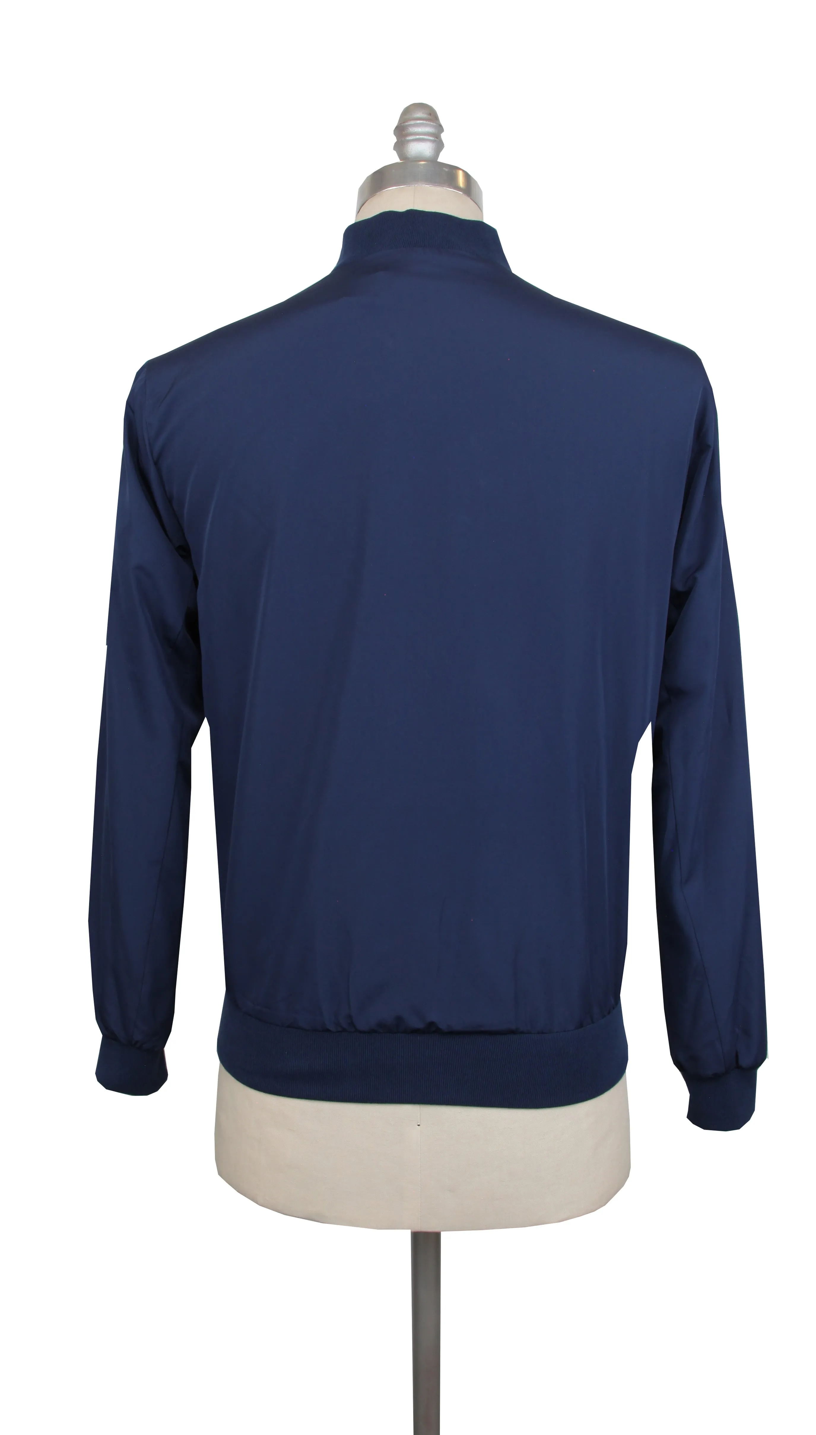 Kiton Blue Bomber Jacket