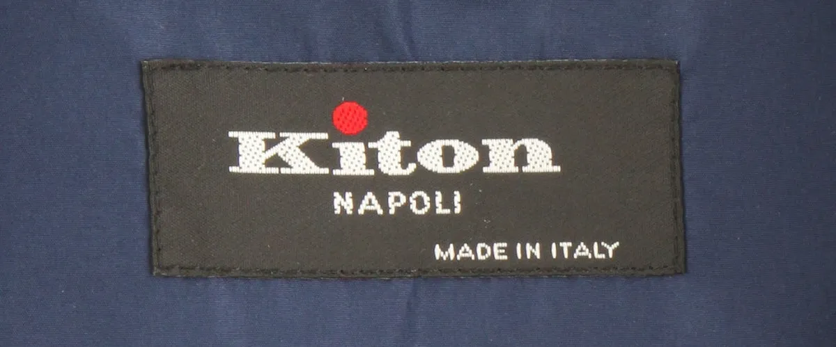 Kiton Blue Bomber Jacket