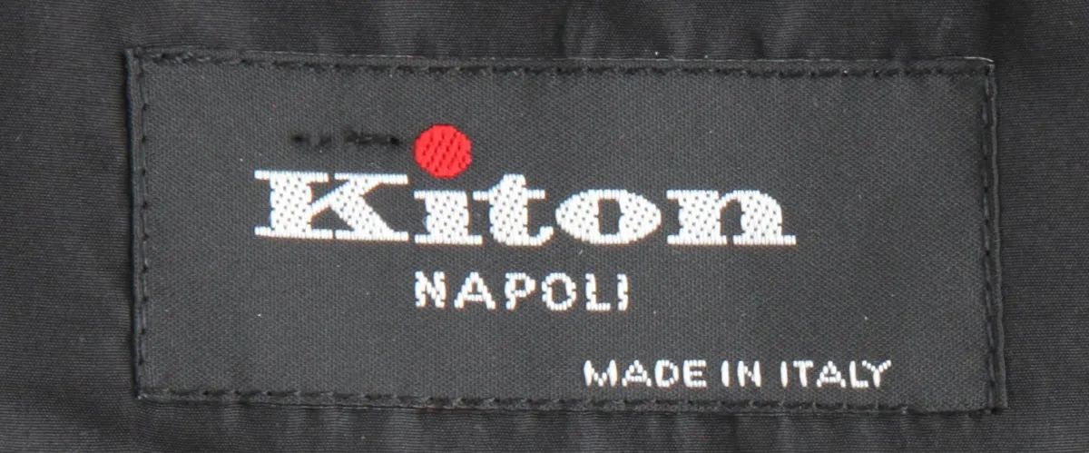 Kiton Blue Bomber Jacket