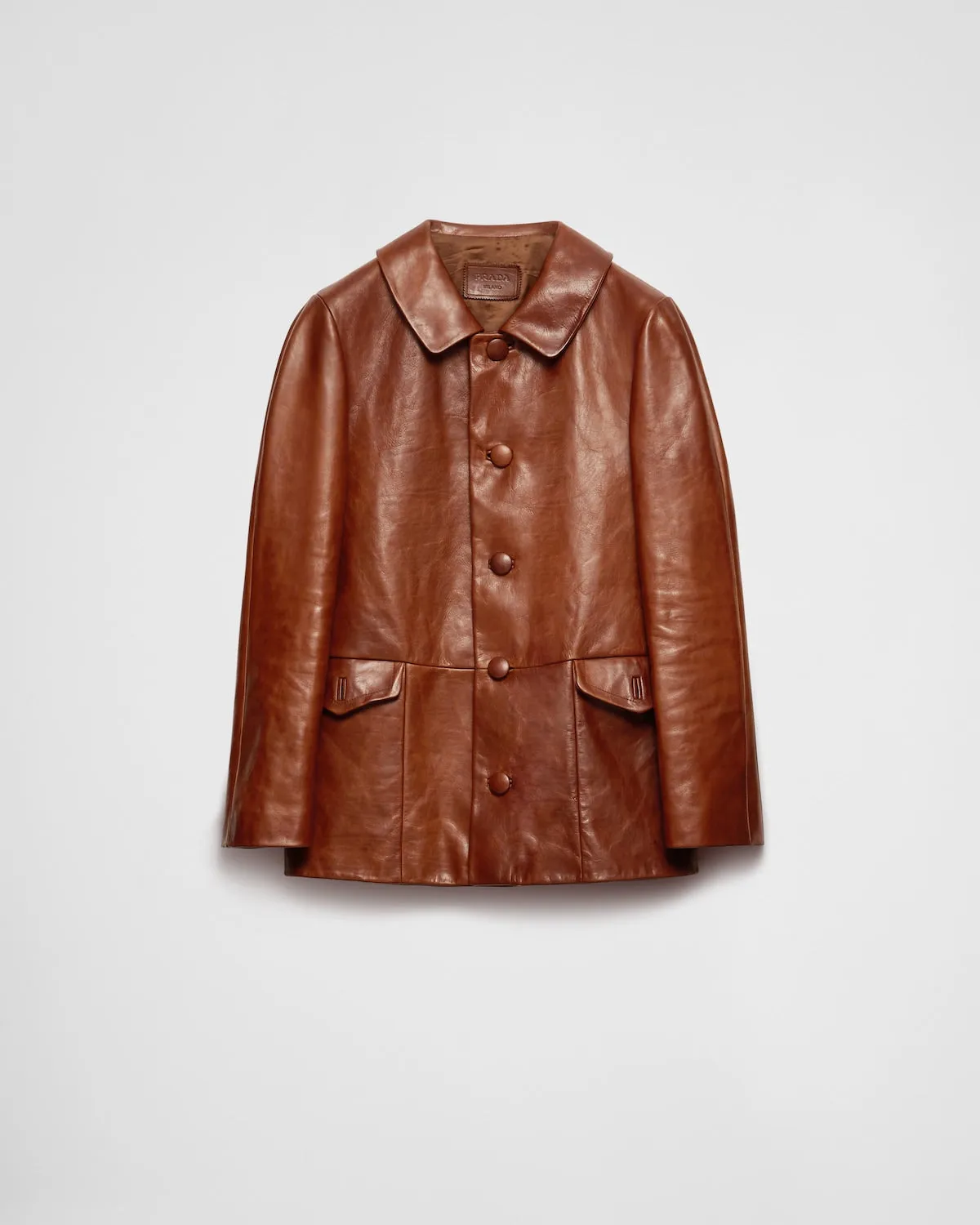 Leather Blouson Jacket