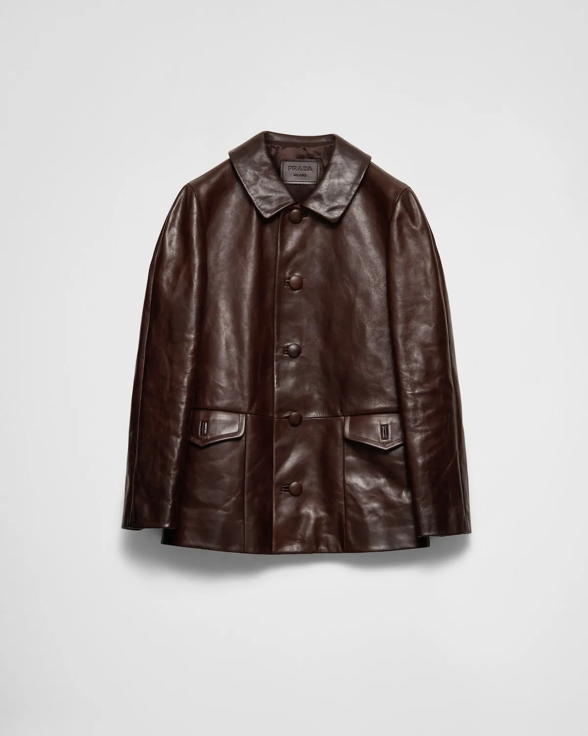 Leather Blouson Jacket