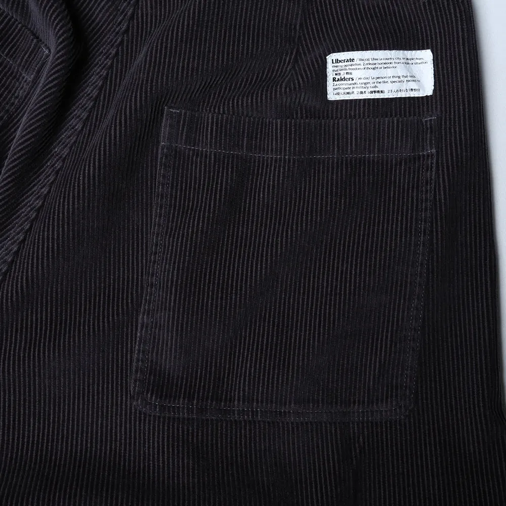 Liberaiders CORDUROY SARROUEL PANTS (CHARCOAL)