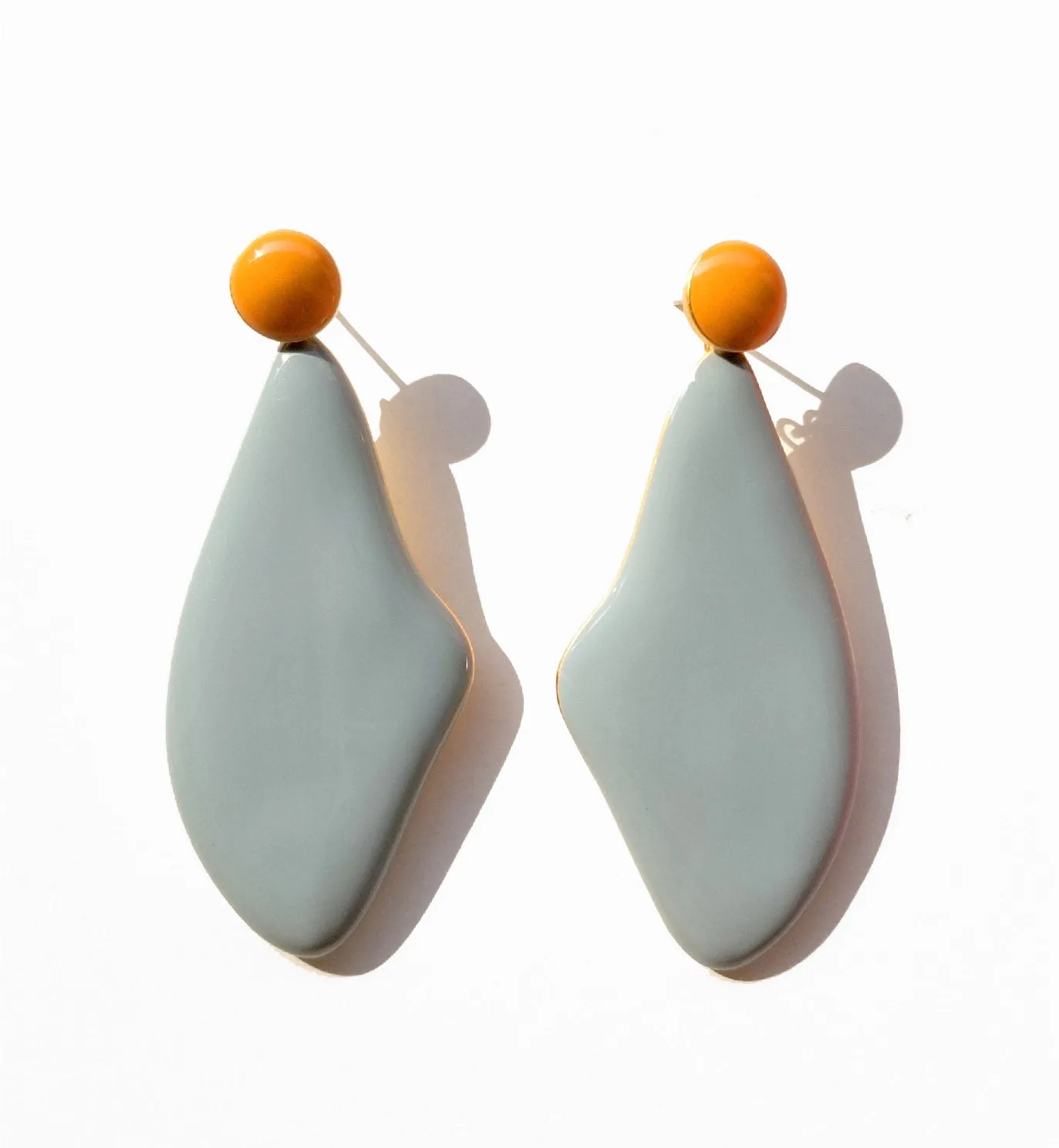 Lima Earrings • Pea Green