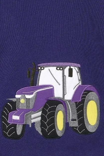 Little Lighthouse Jill Hoodie - Purple Tractor
