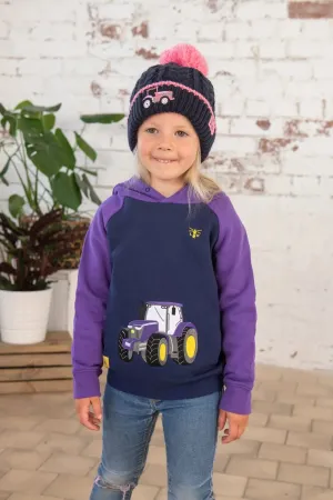 Little Lighthouse Jill Hoodie - Purple Tractor