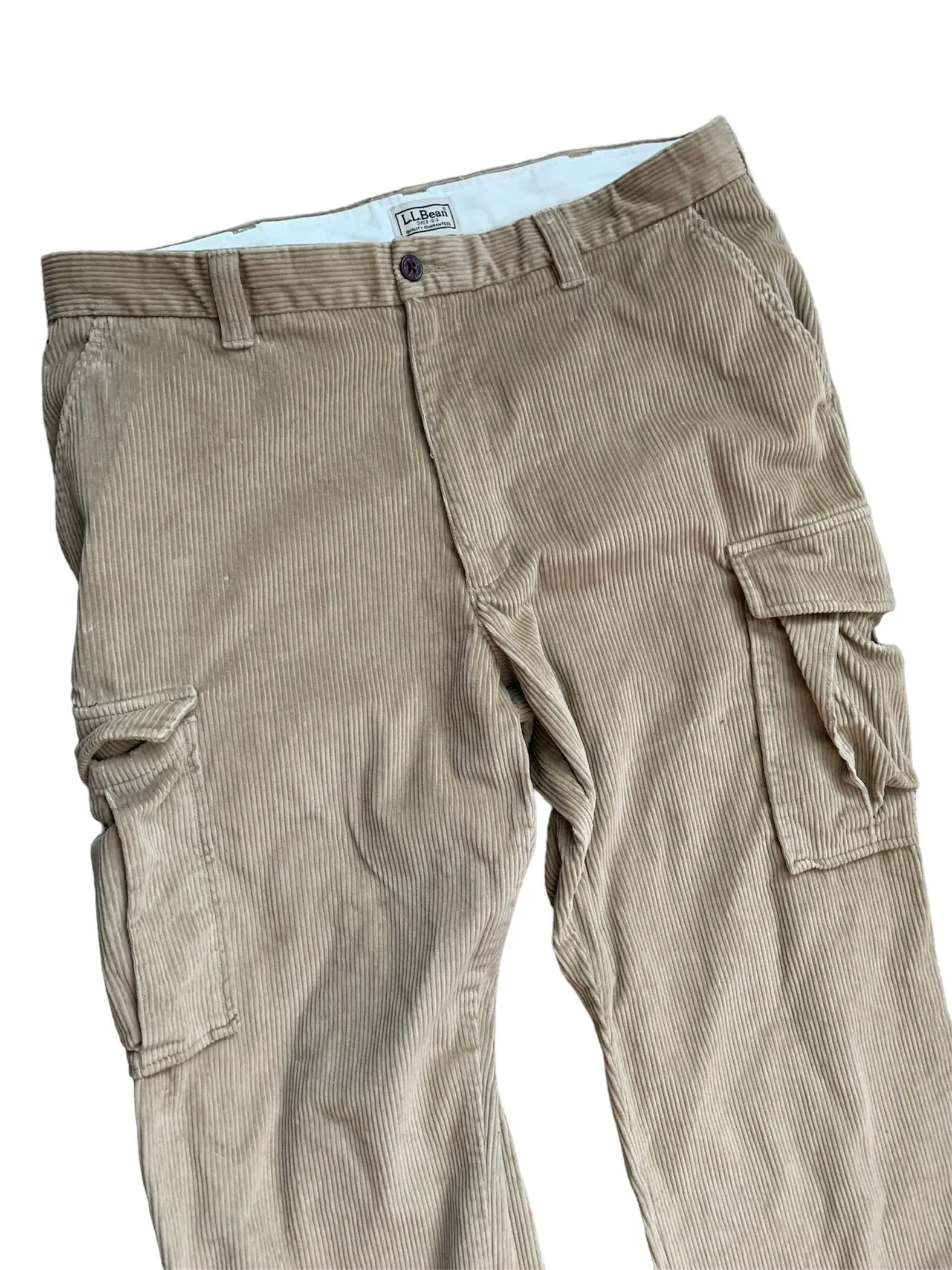 LL Bean Corduroy Cargo Pants (35x30)