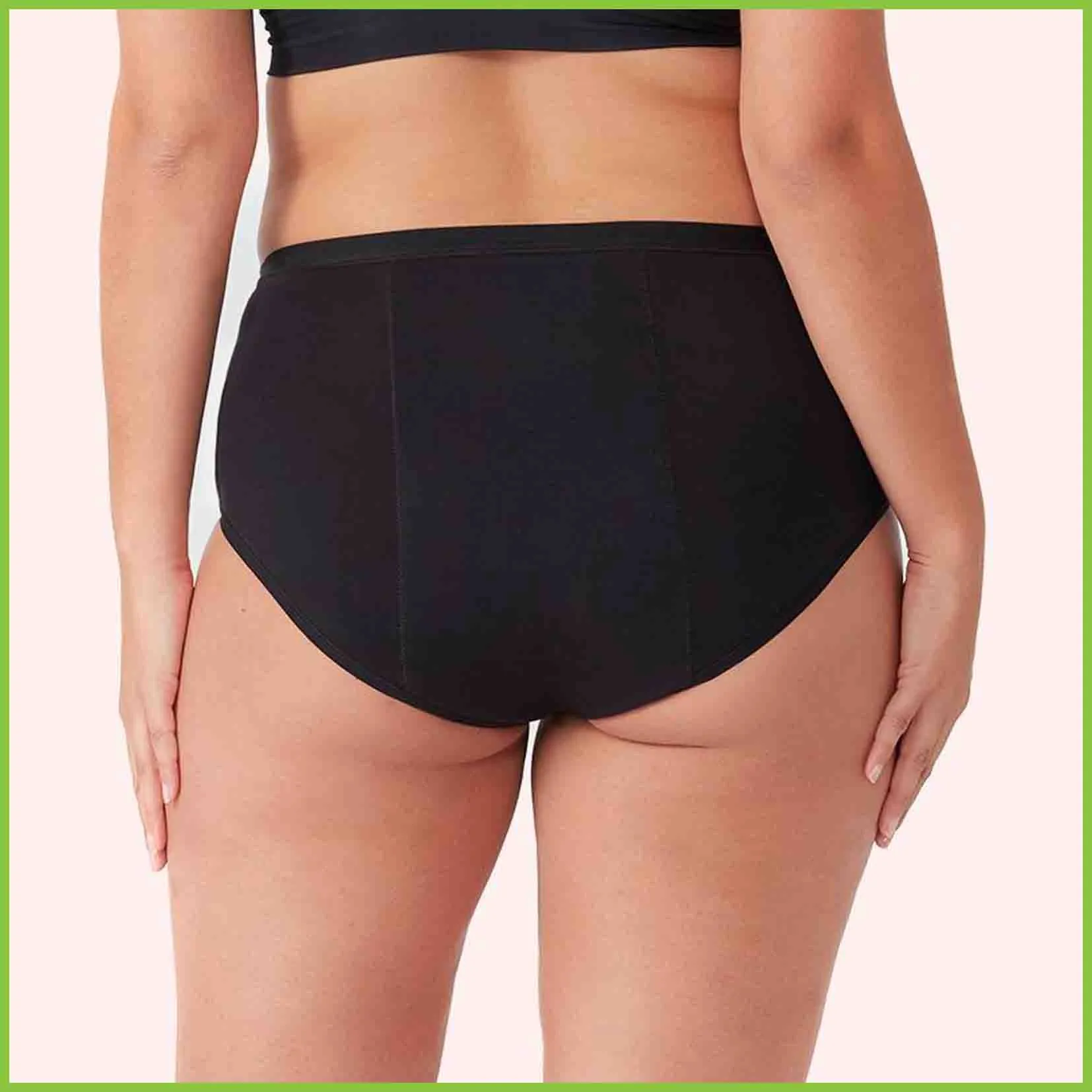 Love Luna Period Underwear - HEAVY (40ml) - Full Brief - Black