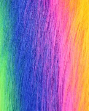 MADE TO ORDER - RAINBOW LONG FUR - Adult Bomber Jacket