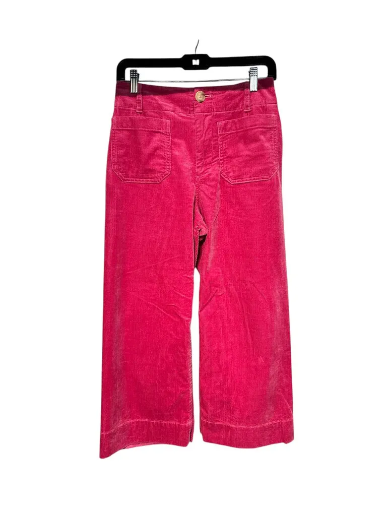 Maeve Colette crop corduroy pant rose 26P