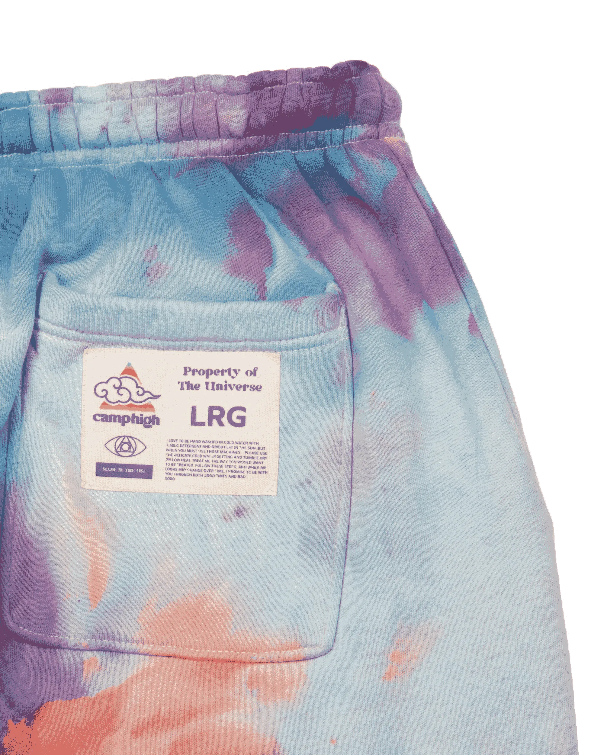 Mandala Ice Dyed Sweatpants (Lunar Dream)
