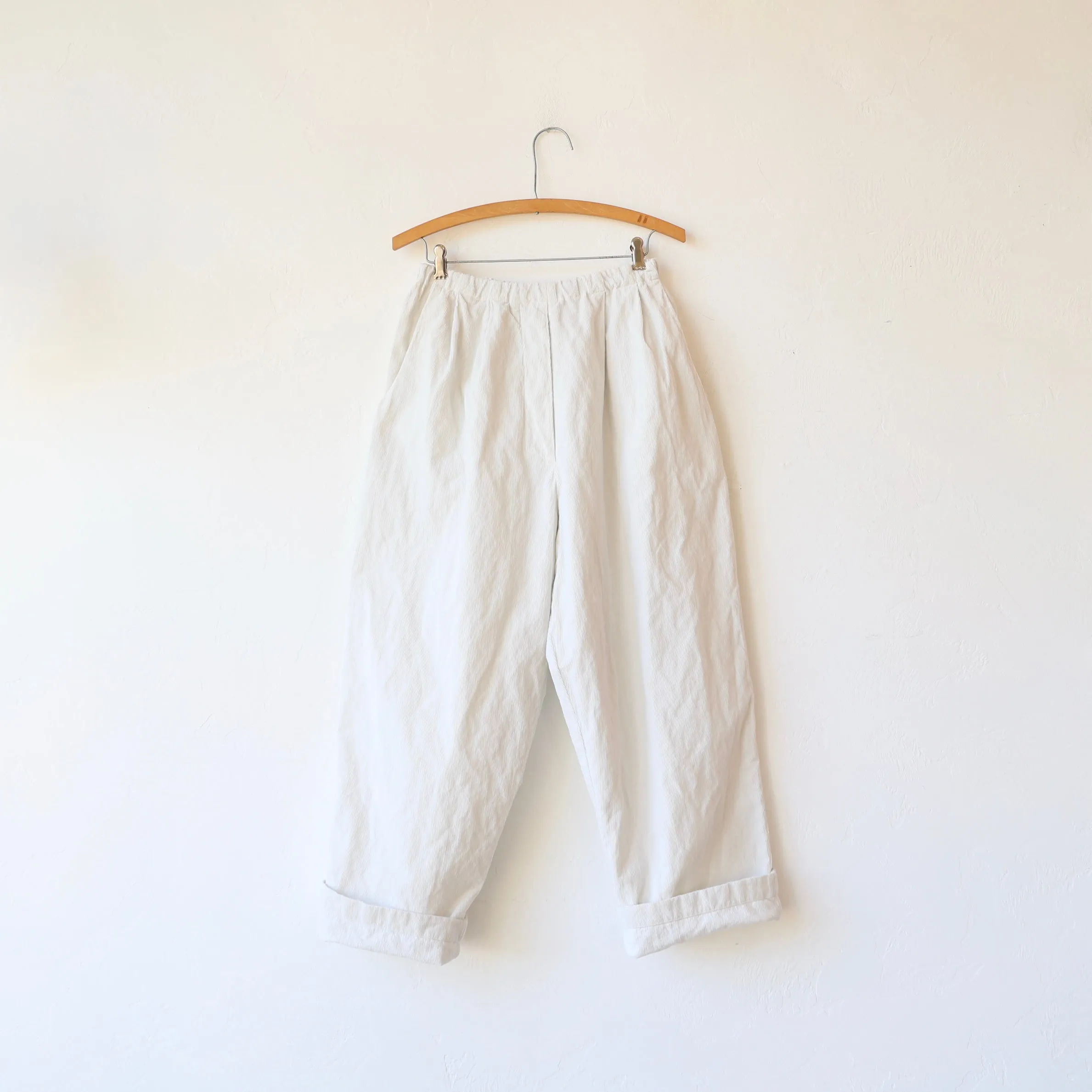 Manuelle Guibal Corduroy Worker Pants - Ivory