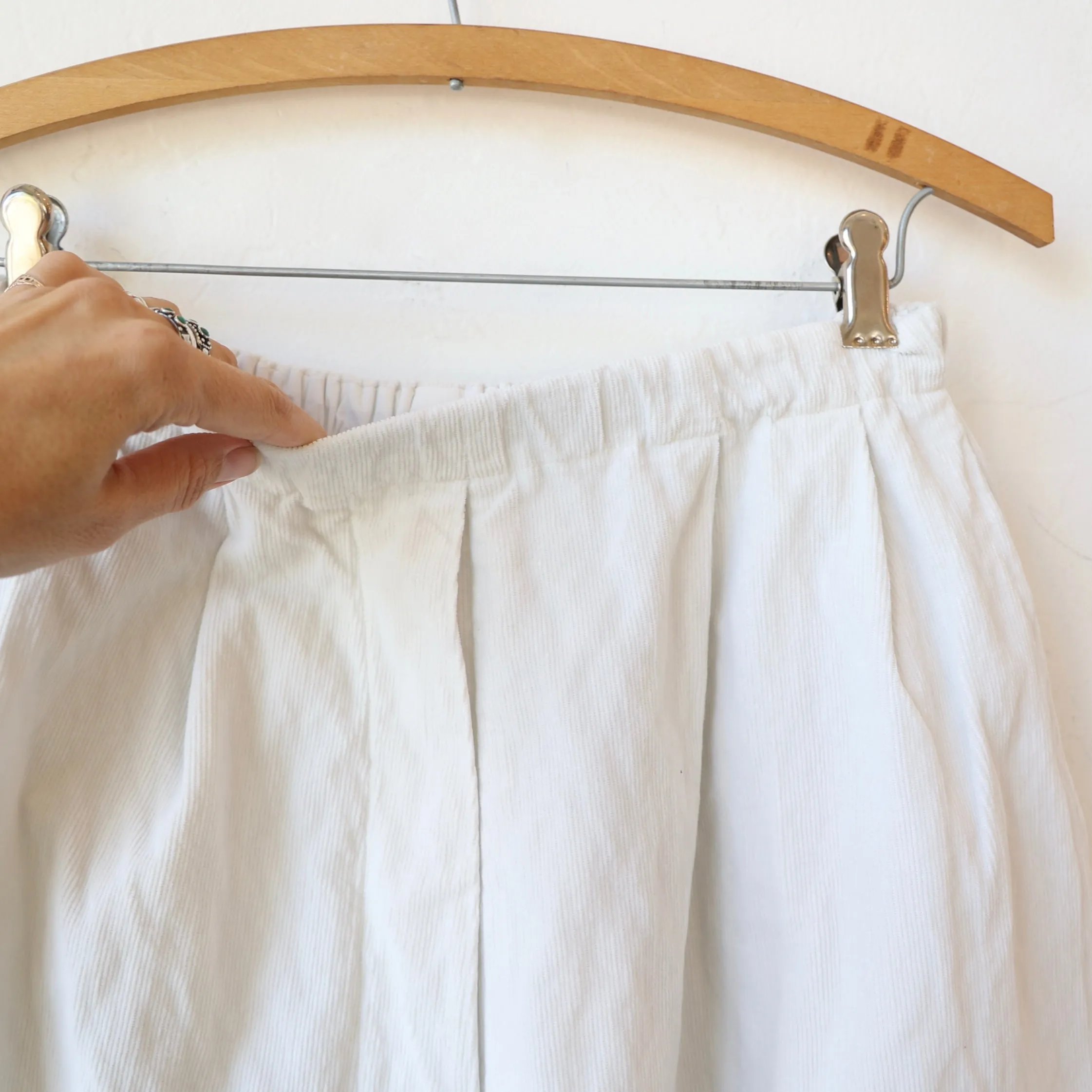 Manuelle Guibal Corduroy Worker Pants - Ivory