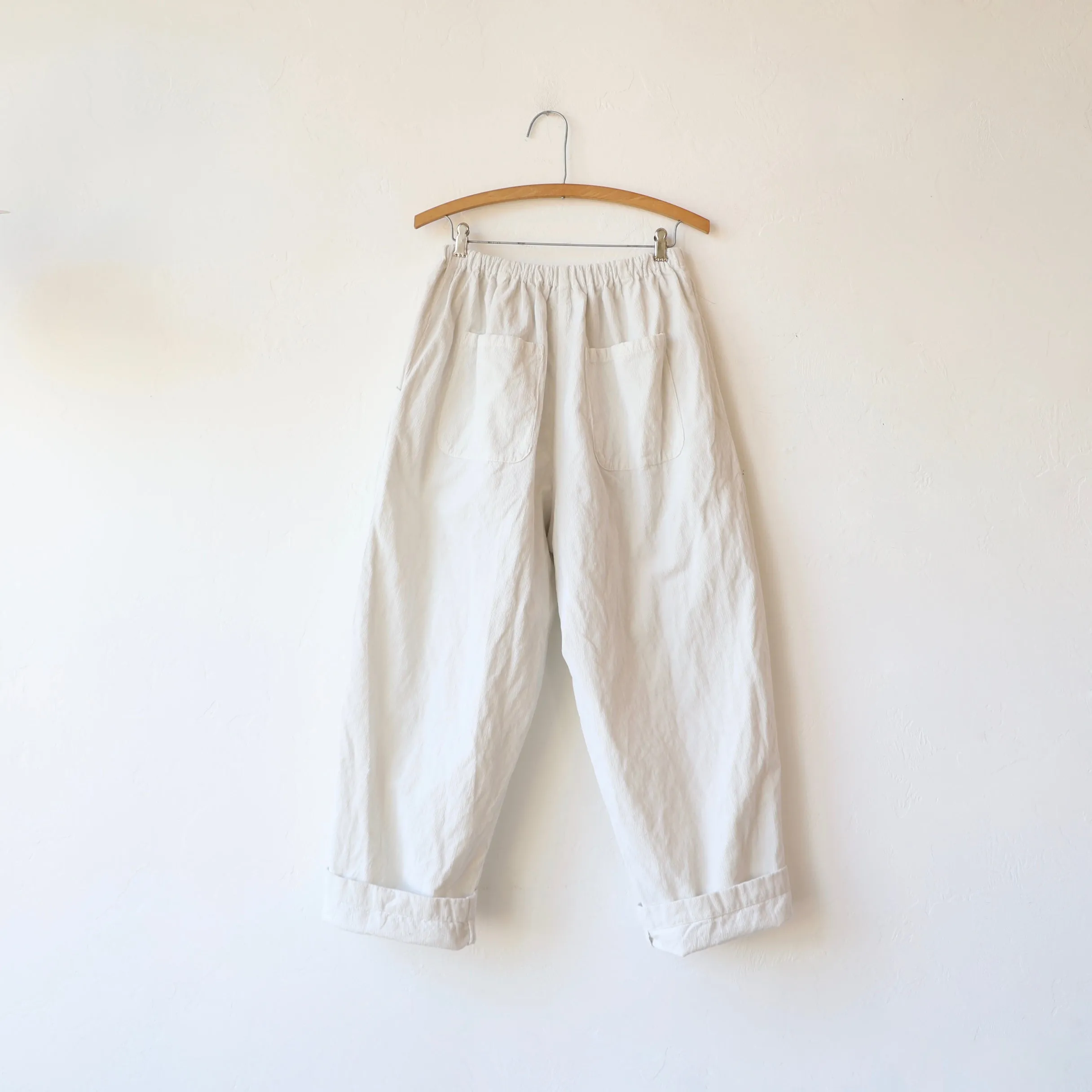 Manuelle Guibal Corduroy Worker Pants - Ivory